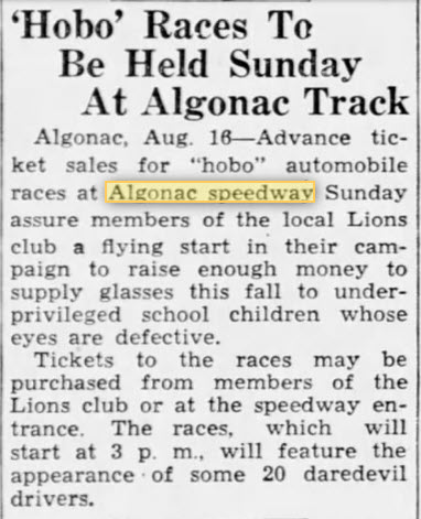 Algonac Speedway